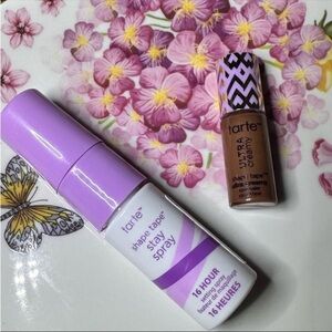 Tarte Shape Tape Concealer 0.5ml in Rich Sand & Tarte Shape Tape Stay Spray 7ml